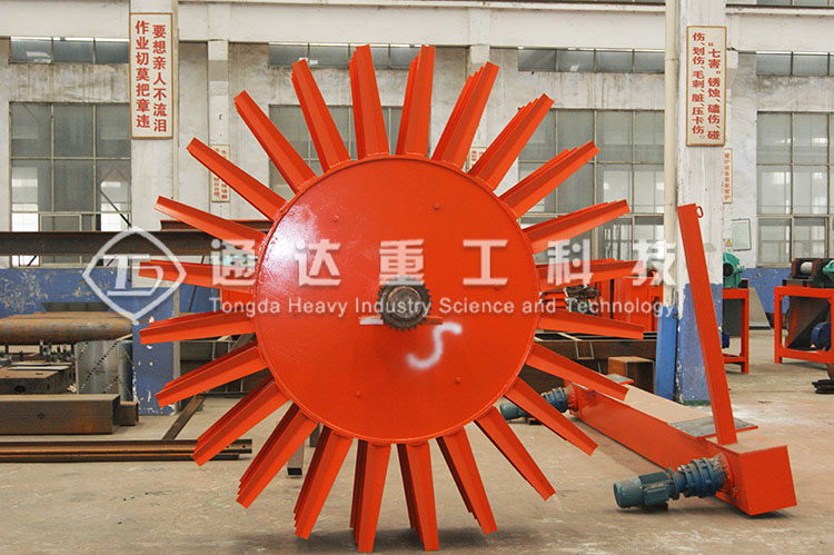 20米輪盤式翻拋機(jī)發(fā)貨現(xiàn)場